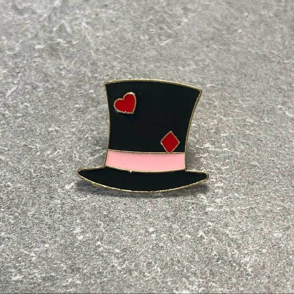 Hat Alice in Wonderland Collection Enamel Pin